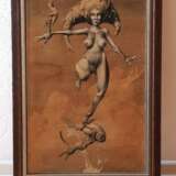 “Aphrodite” Dmitry Vorsin Cardboard Mixed media Surrealism Mythological 2008 - photo 3