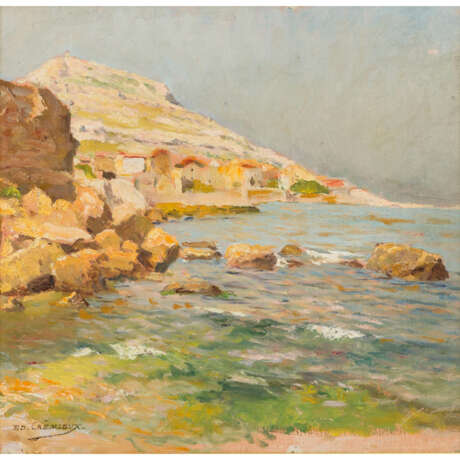 CREMIEUX, ÉDOUARD (1856-1944), "Südliche Felsenküste", - Foto 1