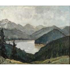 KOLBE, ERNST (Marienwerder 1876-1945 Rathenow), "See im Hochgebirge",