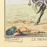 CRUIKSHANK, GEORGE (1792-1878), 2 Karikaturen, - photo 3