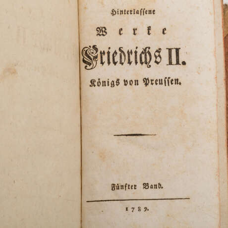 Hinterlassene Werke Friedrichs II. - Foto 3