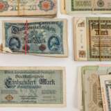 Mehrere Banknotenbündel Reichsbanknoten, - photo 3