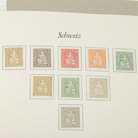 Schweiz - 1972/86, dazu Ausgabe sitzende Helvetia und Weiters bis ca. 1991, - фото 5