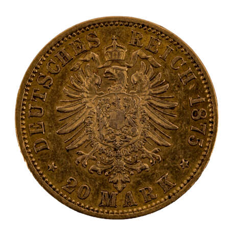 Preussen/GOLD - 20 Mark 1875 A - Foto 2