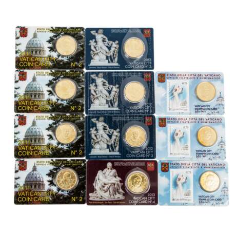 Vatican / Vatikan - 29 x Coin Card zu 50 Euro Cent, - Foto 2
