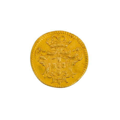 Portugal/Gold - 1/2 Escudo (800 Reis) 1729, Johann V., - фото 1