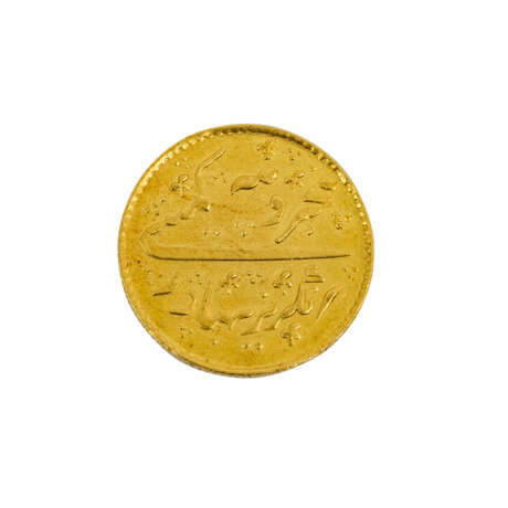 Indien, English East India Company /Gold - 1/3 Mohur ohne Jahresangabe(1820), ss., - Foto 1