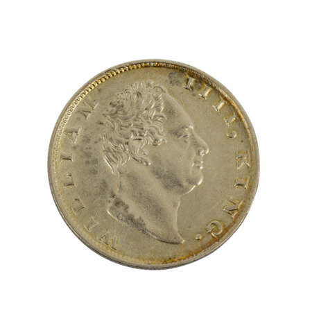 Indien, East India Company - 1 Rupie 1835, William IV., ss/vz., KM 450.1., - фото 2