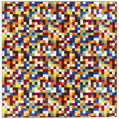 Großer Design-Teppich "1024 Farben"