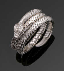 Extravaganter Schlangen-Armreif von Lotos