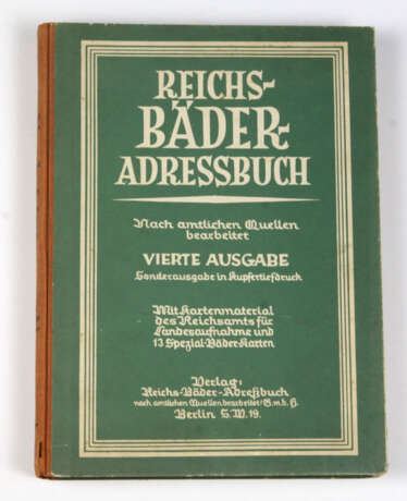 Reichs- Bäder- Adressbuch - Foto 1