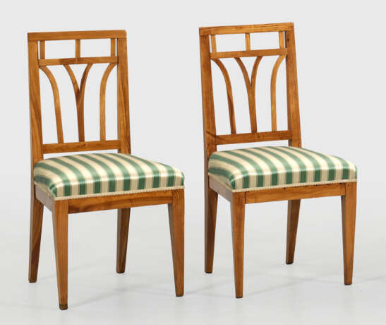 Paar Biedermeier-Stühle - Foto 1