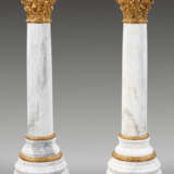 Paar große Napoleon III-Ziersäulen - photo 1
