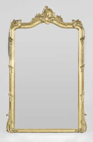 Großer Belle Epoque Trumeau-Spiegel - Foto 1