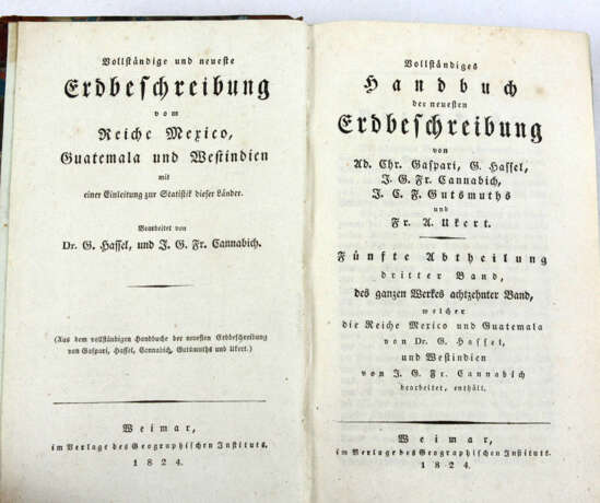 Handbuch der neuesten Erdbeschreibung von 1824 - Foto 1