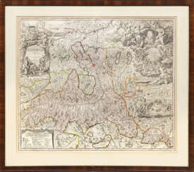 Landkarte des Fürsterzbistums Salzburg