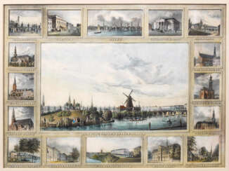 Sammlung von Hamburg-Ansichten