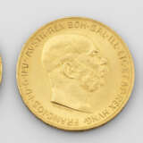 Drei Gold-Münzen von 1915 und 1896 - Foto 1