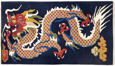Tibetischer Drachen-Teppich