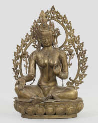 Monumentale Boddhisattva-Figur der grünen Tara