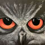 “Look owl” Cardboard Acrylic paint Animalistic 2019 - photo 2