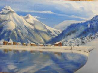 "Winter in mountains"