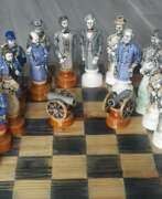 Denis Korzun (b. 1978). Chess set "Civil war"