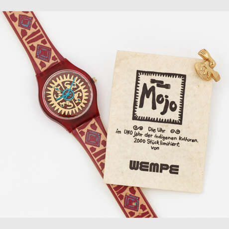 Limitierte Mojo-Swatch-Armbanduhr von 1993 für Wempe - фото 1