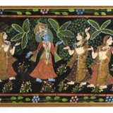 Indische Seidenmalerei - Foto 1