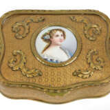 Schatulle mit Porzellanplakette um 1880 - фото 1
