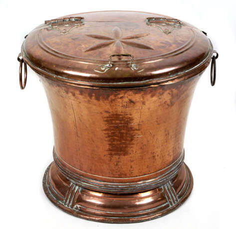 großer Kupfer Wasserbehälter 18. Jahrhundert - Foto 1