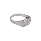 Ring mit Diamanten zusammen ca. 1,2 ct, - фото 2