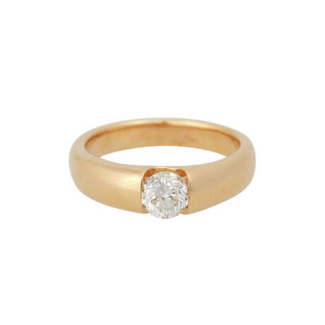 Ring mit 1 Brillant ca. 1,0 ct, - Foto 1