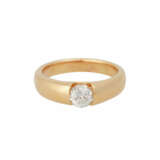 Ring mit 1 Brillant ca. 1,0 ct, - Foto 1