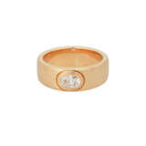 Ring mit Diamant im Ovalschliff ca. 0,45 ct, - photo 1