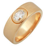 Ring mit Diamant im Ovalschliff ca. 0,45 ct, - photo 5