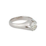 Ring mit Altschliffdiamant ca. 1,2 ct, - photo 2