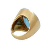 Massiver Ring mit Blautopas ca. 30 ct - фото 3