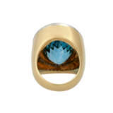 Massiver Ring mit Blautopas ca. 30 ct - фото 4