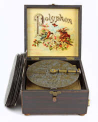 Polyphon mit Blechplatten um 1900