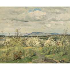 UMGELTER, HERMANN (Stuttgart 1891-1962 ebenda), "Schwäbische Alb im Frühling",