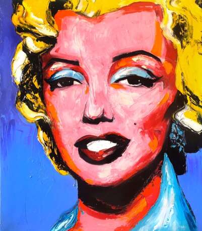 “Monroe” Canvas Oil paint Pop Art 2020 - photo 1