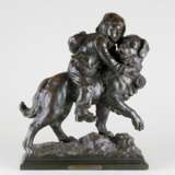 “The Sculpture St. Bernard.” Adrien Étienne Gaudez (1845 - 1902) Bronze Molding Animalistic конец 19 века - photo 2