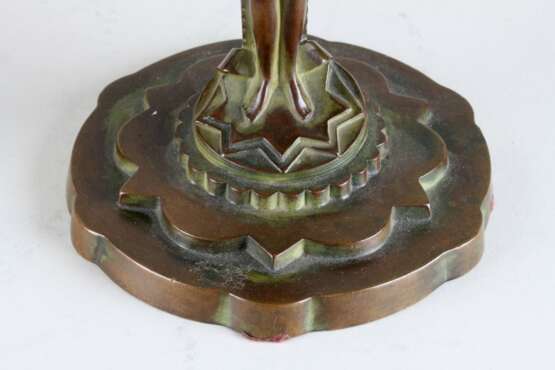 “Pair candlesticks in art Deco style.” Bronze Molding Art deco (1920-1939) Allegory Austria первая треть 20 века. - photo 3