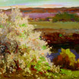Май Canvas Oil paint Realism Landscape painting 2020 - photo 1