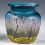 Vase mit Baumlandschaft - Foto 1