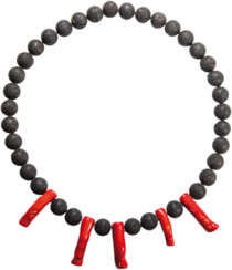 Collier und Armband aus Lavastein