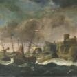 Niederländische Schiffe in schwerer See - Auktionsarchiv