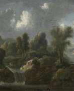 Peter von Bemmel. Arkadische Landschaft mit Wasserfall