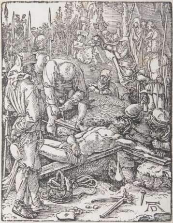 Albrecht Dürer. Christus wird ans Kreuz genagelt - Foto 1